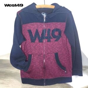 WEST 49 Boys Front Zip Hoodie- XLarge